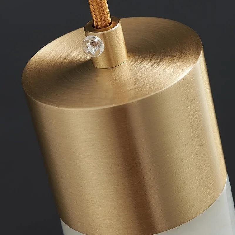 Marble Pillar Pendant Light