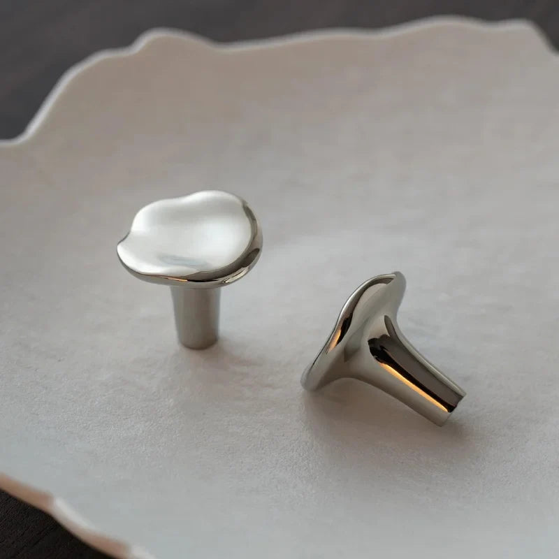 Chanterelle Brass Cabinet Knob