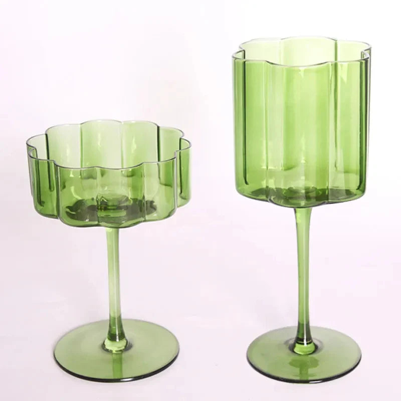 Wave Rim Glass Collection