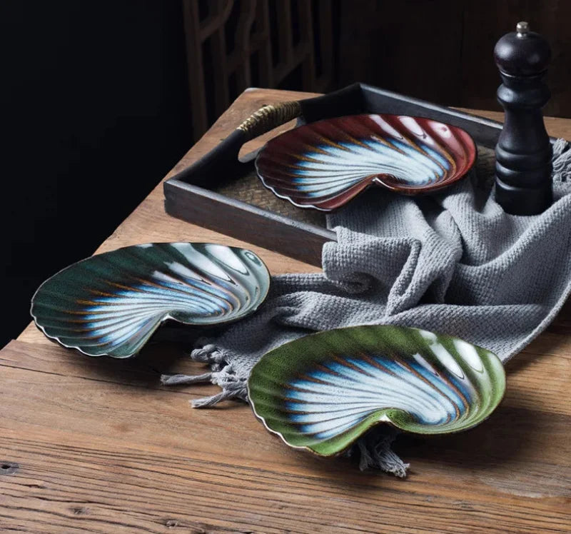 Ocean Whirl Ceramic Plate