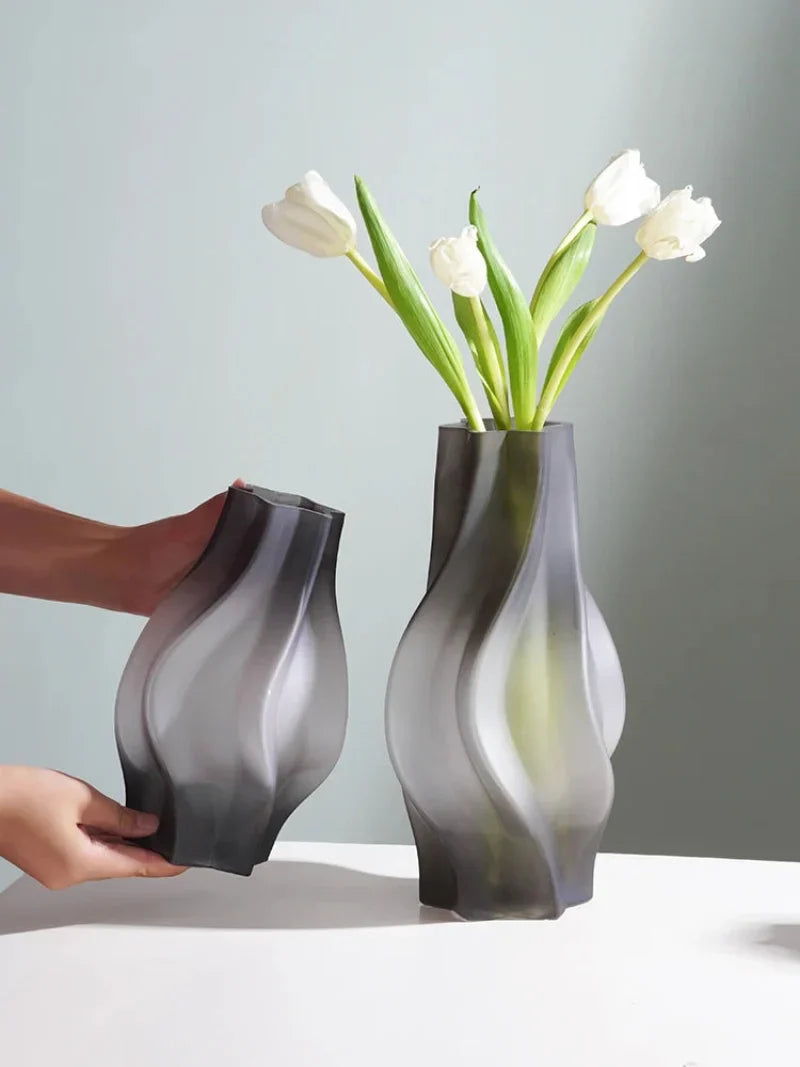 Aurora Ombre Wave Vase