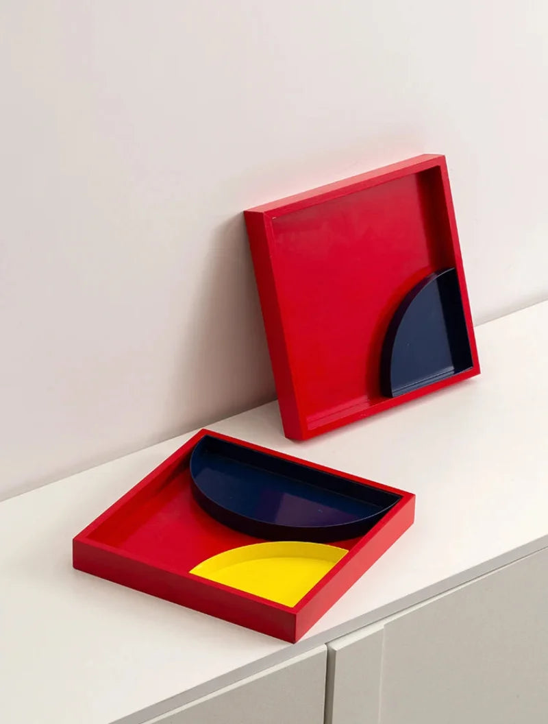 Mondrian Color Block Catchall Tray