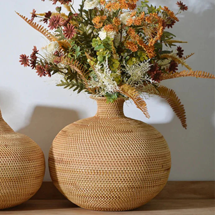 Rattan Vase