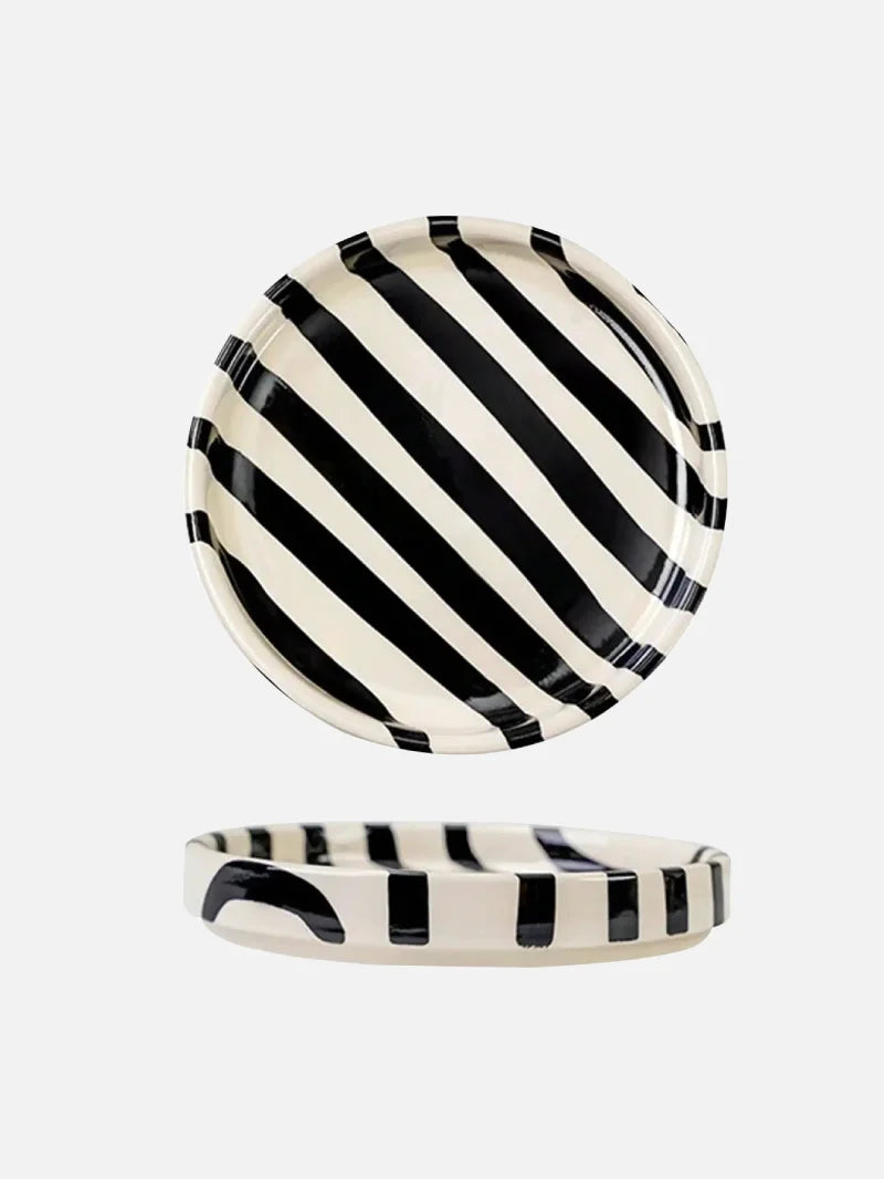 Atelier Stripe & Curve Plate