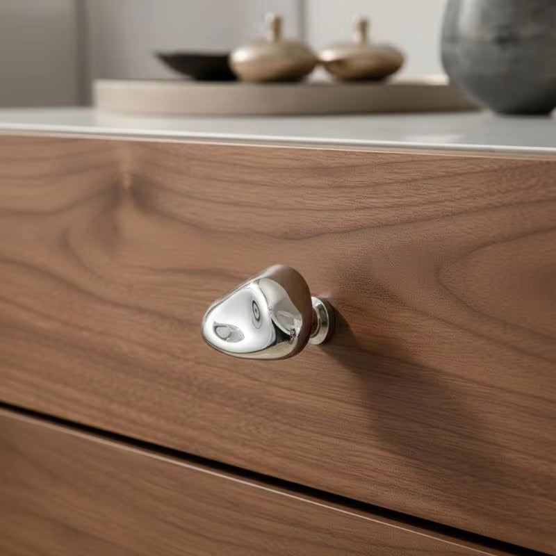 Molten Pebble Cabinet Knob