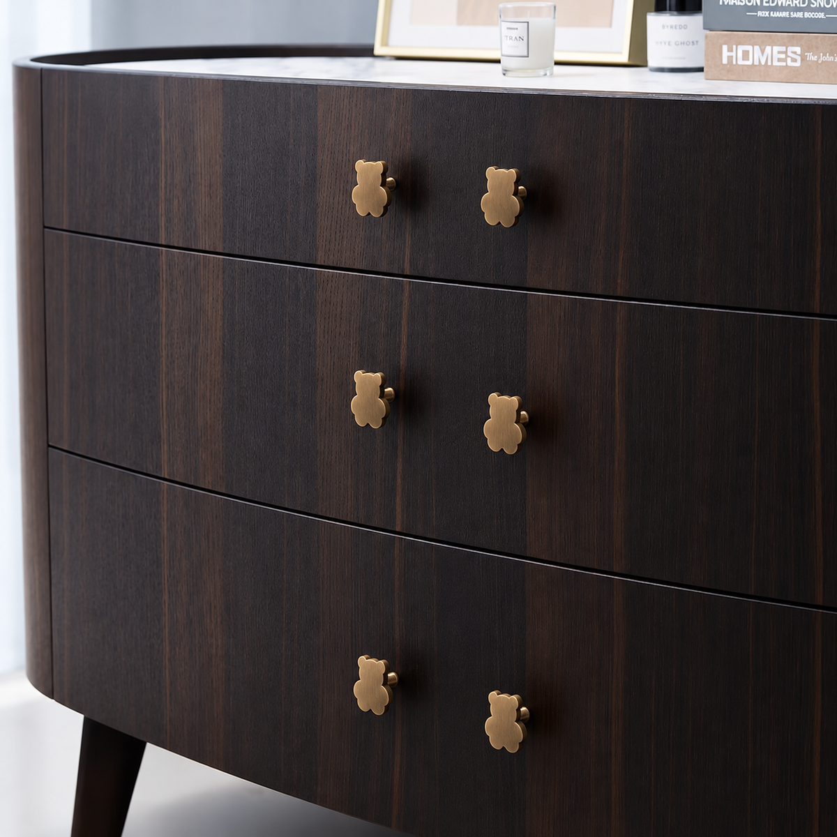 Whimsy Brass Cabinet Knobs