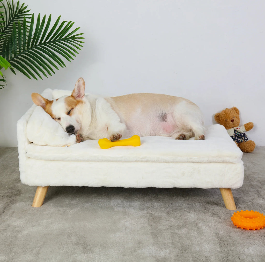 Snug Nest Elevated Pet Sofa Bed