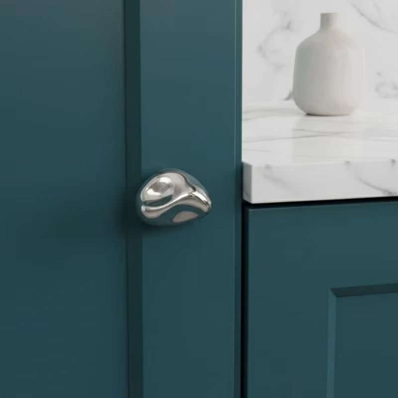 Molten Pebble Cabinet Knob