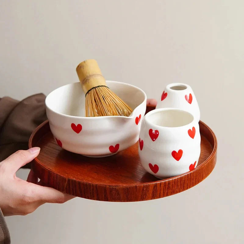 Sweetheart Matcha Ceramic Ritual Set