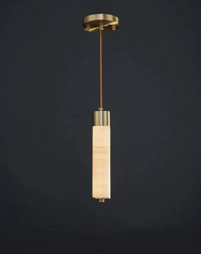 Marble Pillar Pendant Light