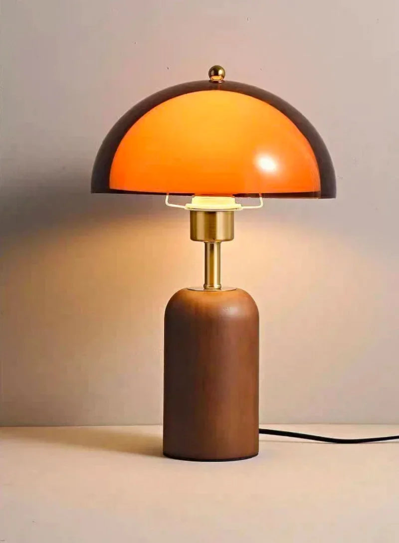 Amber Dome Table Lamp