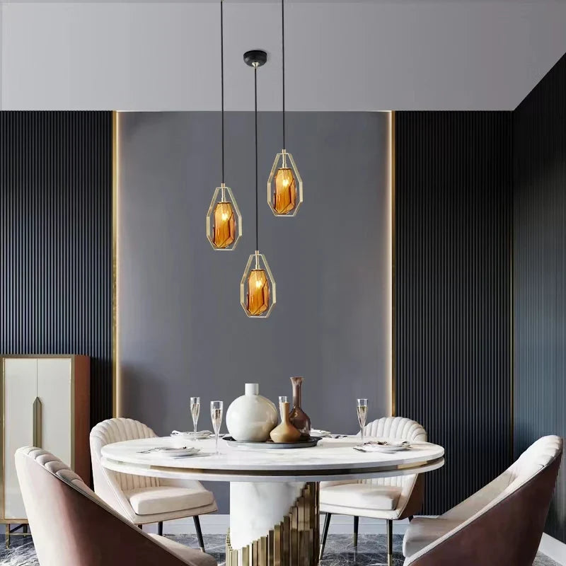 Stone Pendant Light