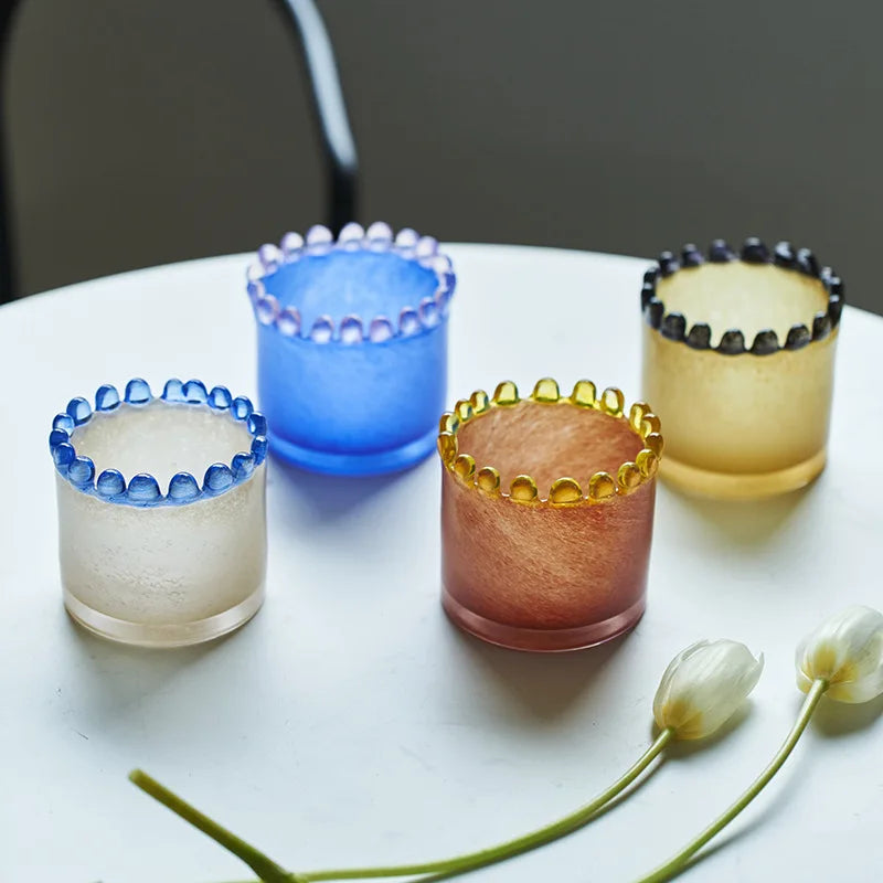 Lace Ring Glass Vase