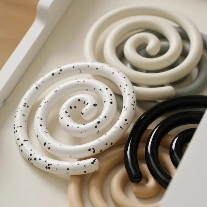 Coiled Ceramic Pot Rest