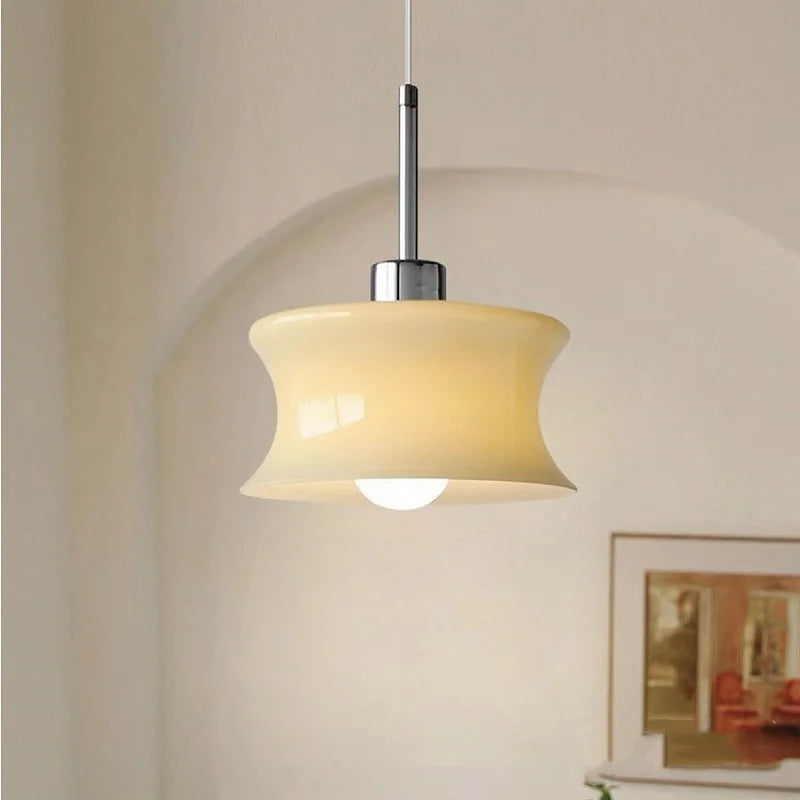 Fleur Curve Pendant Lamp Cream