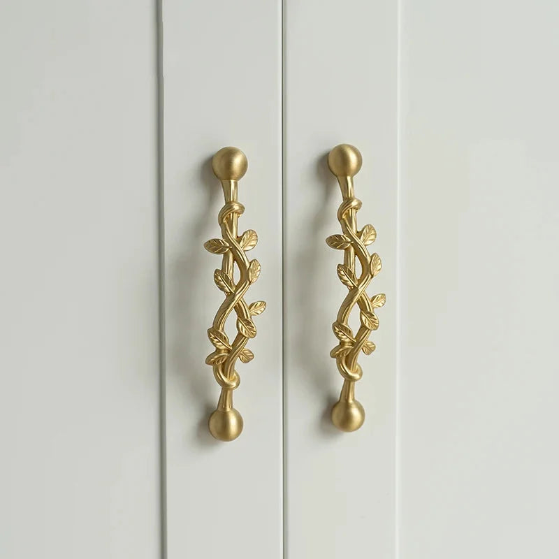 Willowvine Brass Cabinet Pulls
