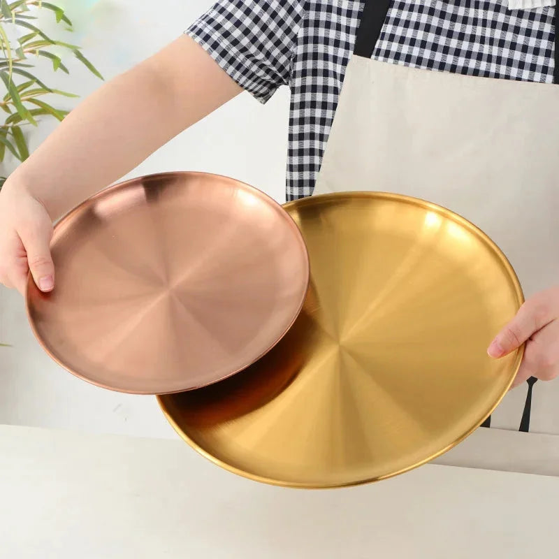 Marais Metallic Dinner Plates