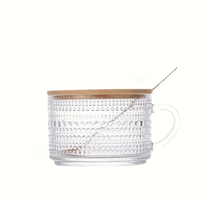 Heritage Embossed Glass Cups (Set of 4)