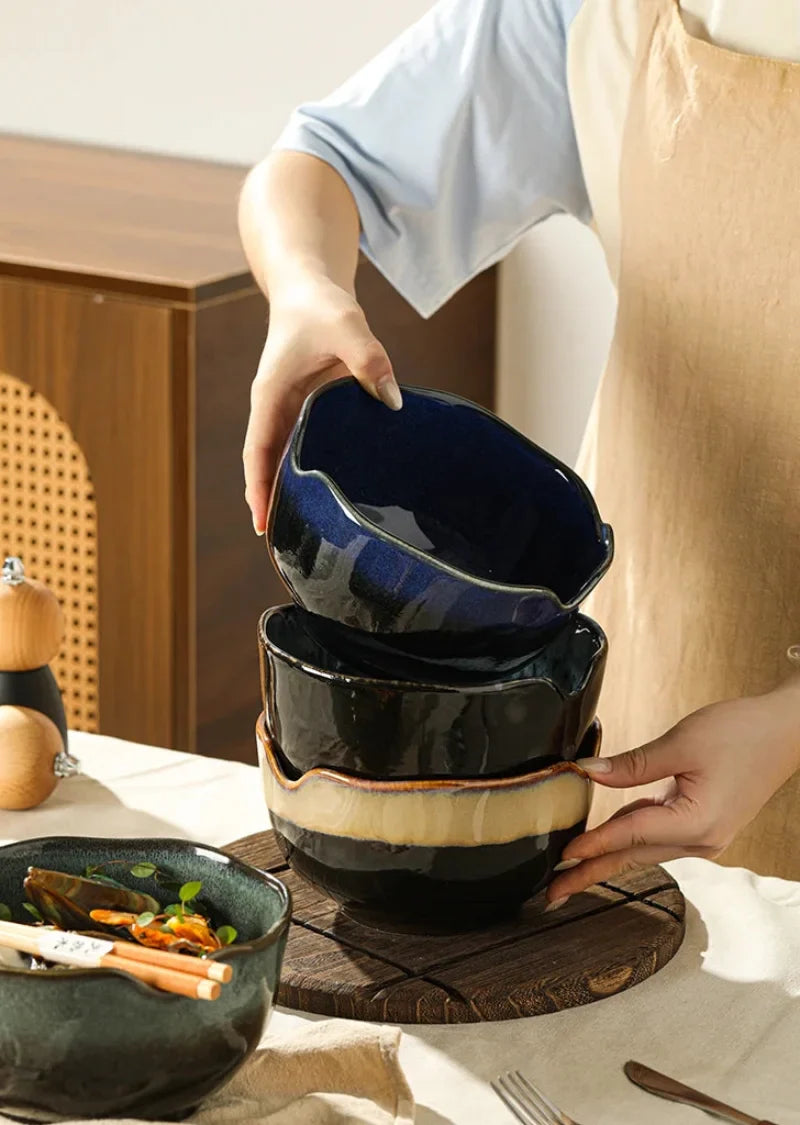 The Azure Earth Serving Bowls
