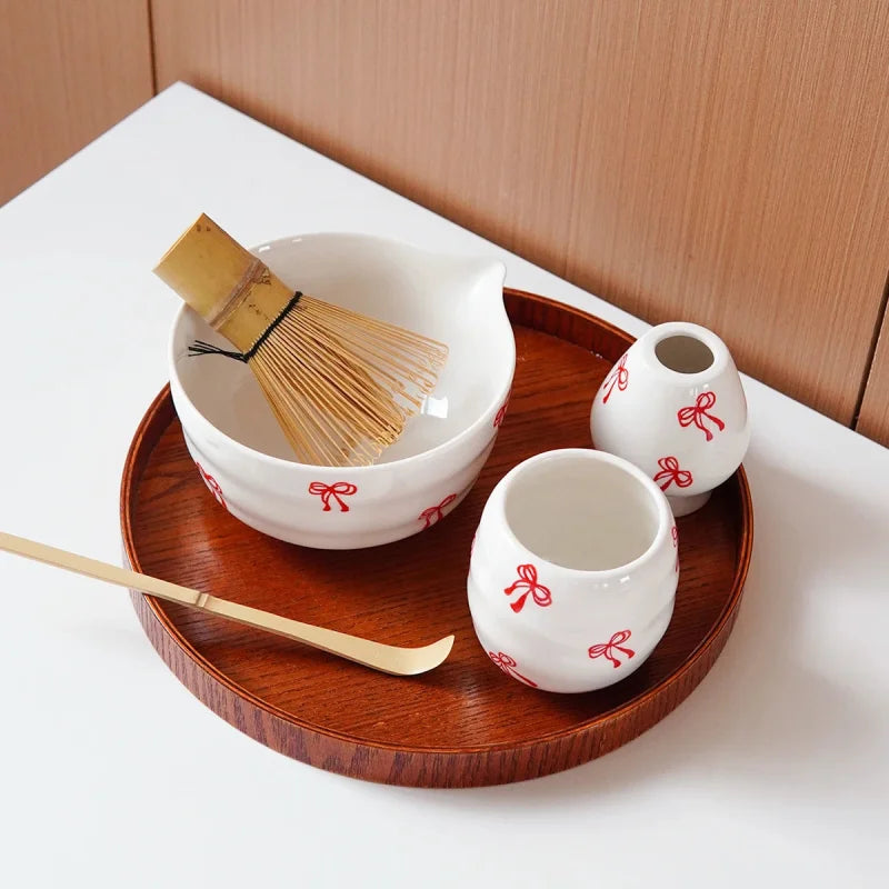 Scarlet Ribbon Matcha Set