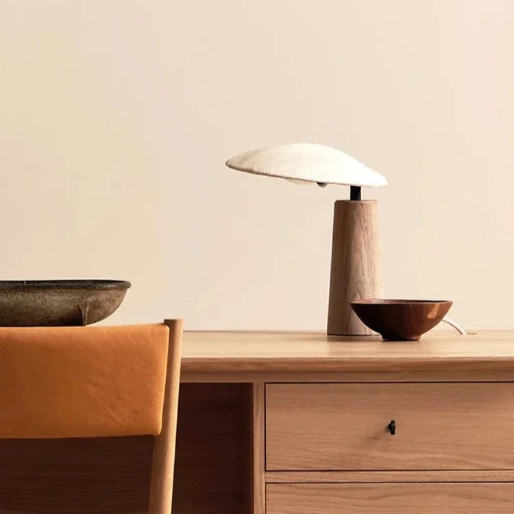 Wabi Sabi Linen Table Lamp