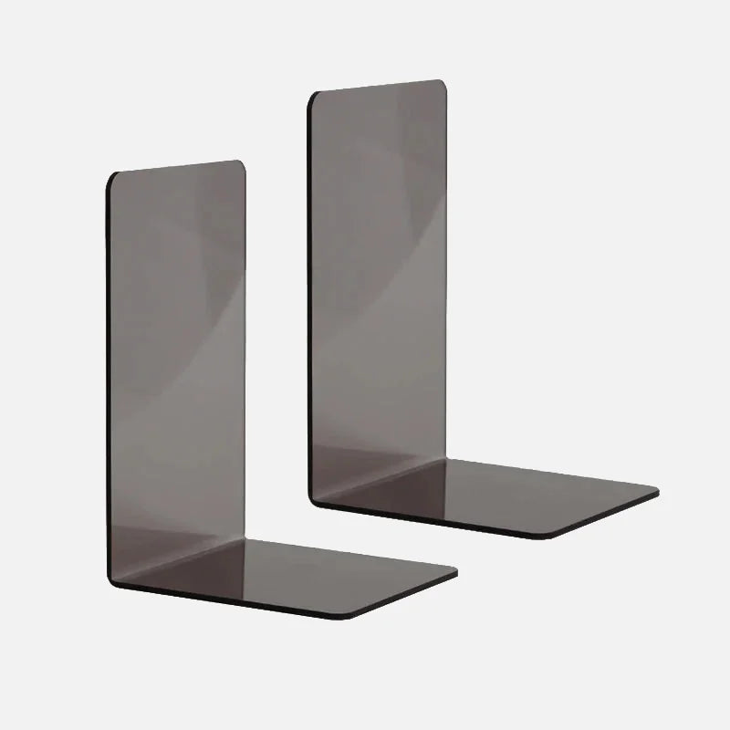 Lumina Acrylic Bookends Gray