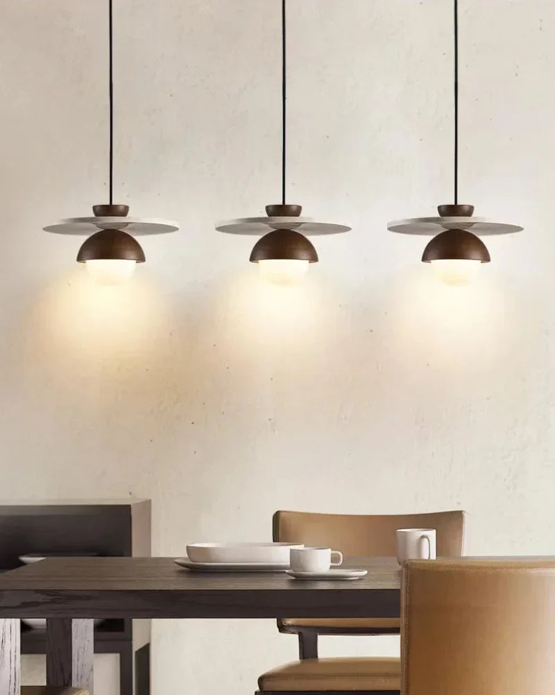 Aster Walnut Pendant Lamp