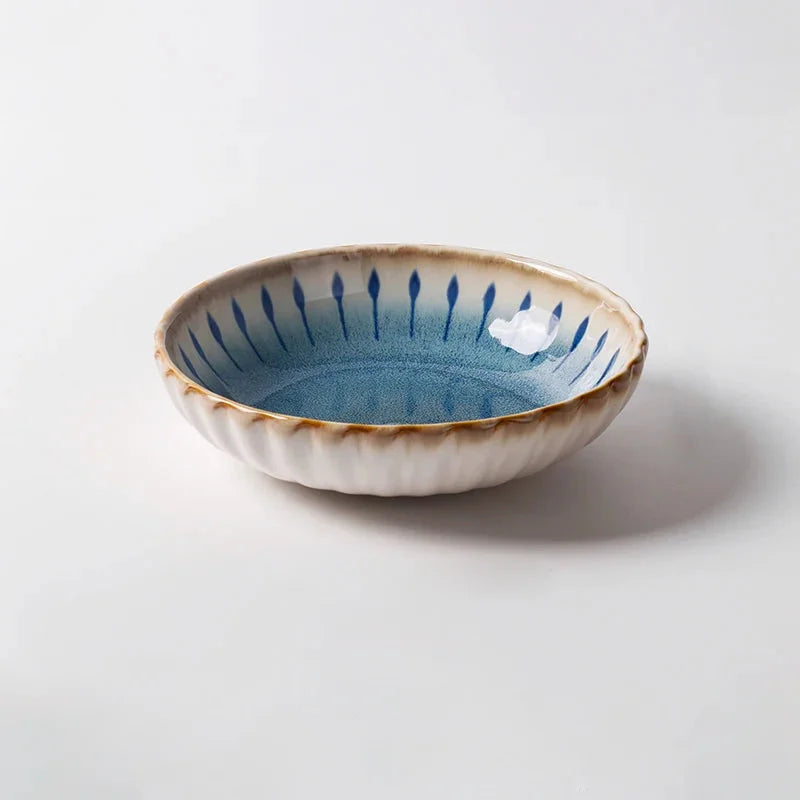 The Azure Petal Dinnerware Set Bowl Medium