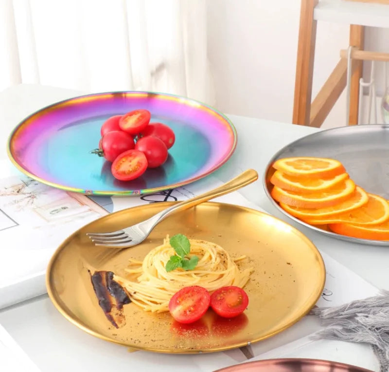 Marais Metallic Dinner Plates