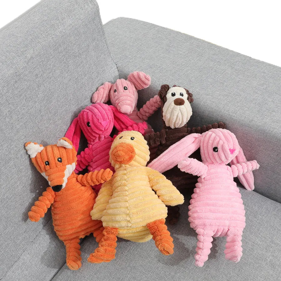 Plush Squeaky Pig Dog Toy – Soft Chew Toy for Small & Medium Dogs