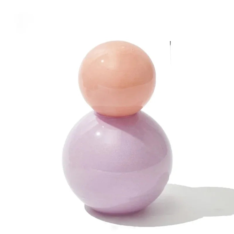 Candy Orb Aromatherapy Vase with Lid Pink Purple