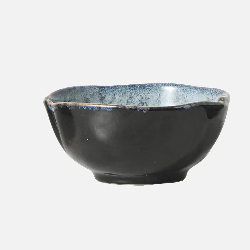 The Azure Earth Serving Bowls Small Black