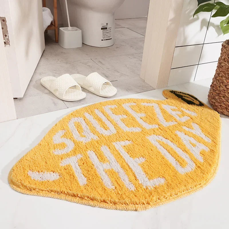 Fruit Pun Flocking Floor Mats