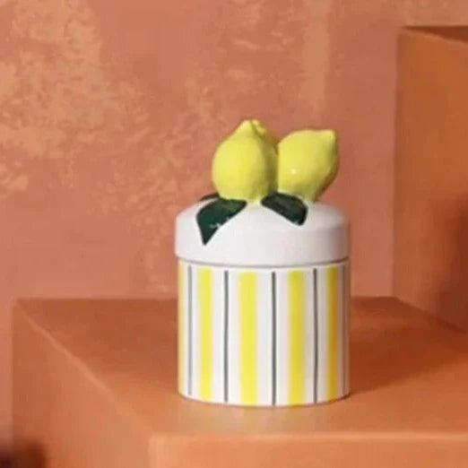 Groovy Glaze Ceramic Storage Jar