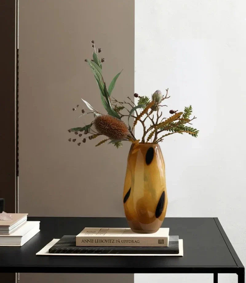 Amberfield Polka Vase