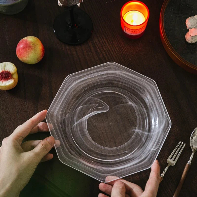 Octave Glass Serving Plate