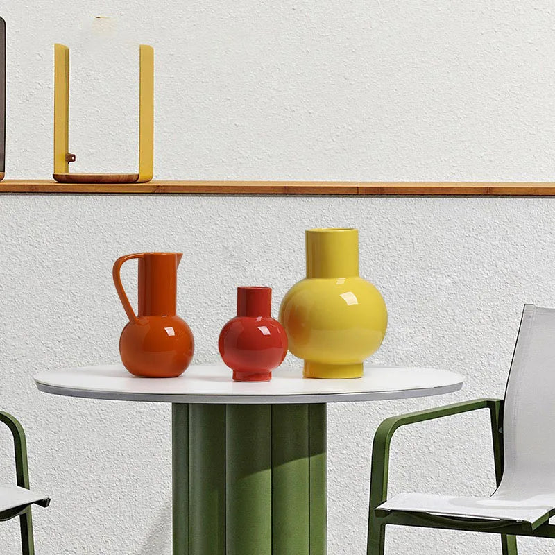 Orbita Glazed Ceramic Vase