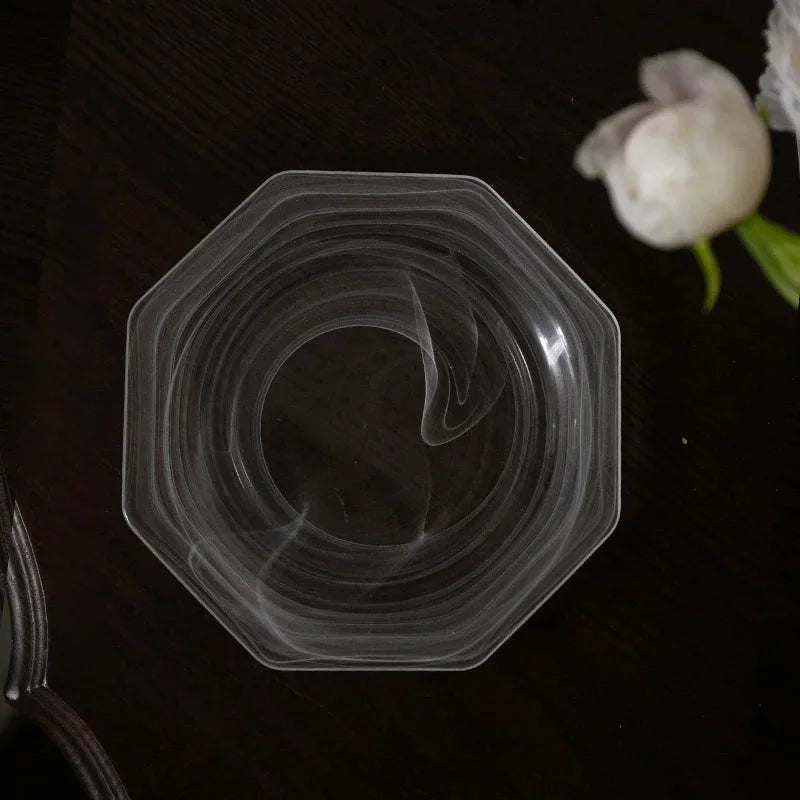 Octave Glass Serving Plate Clear