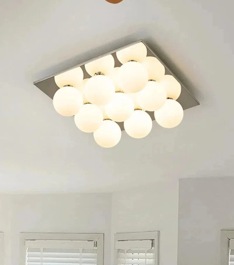 Sphere Grid Flush Mount