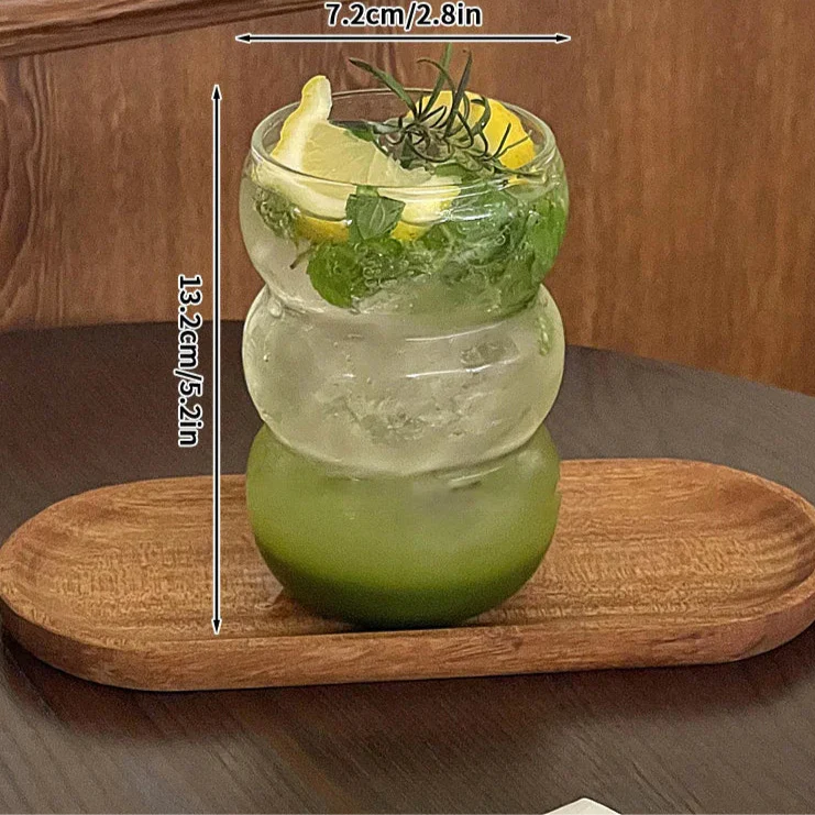 Irregular Crystal Glasses Puff
