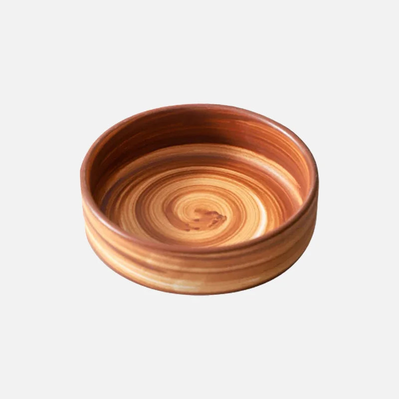 Clay Swirl Dessert Dish