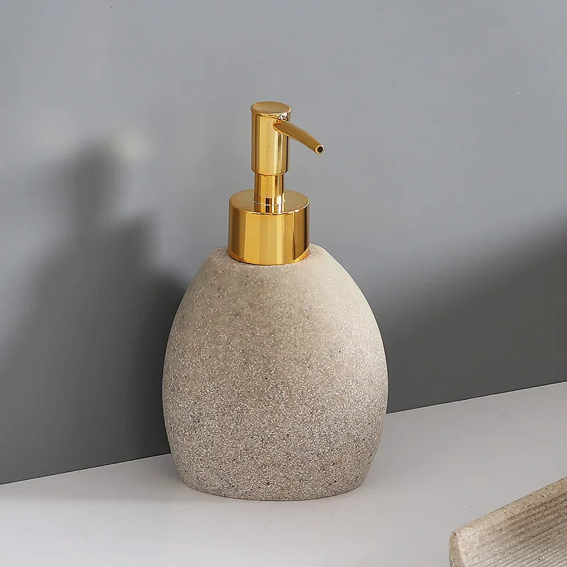 Oasis Resin Stone Bath Accessories Soap dispenser