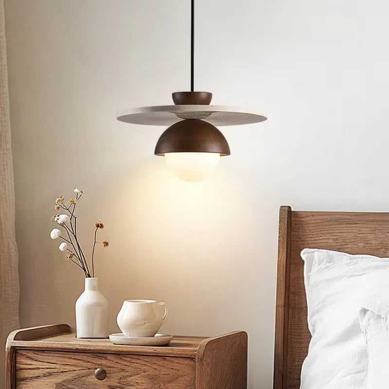 Aster Walnut Pendant Lamp