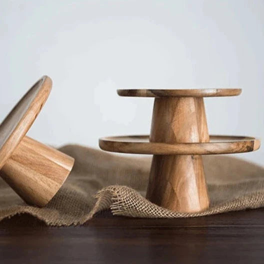 Wood Food Stand