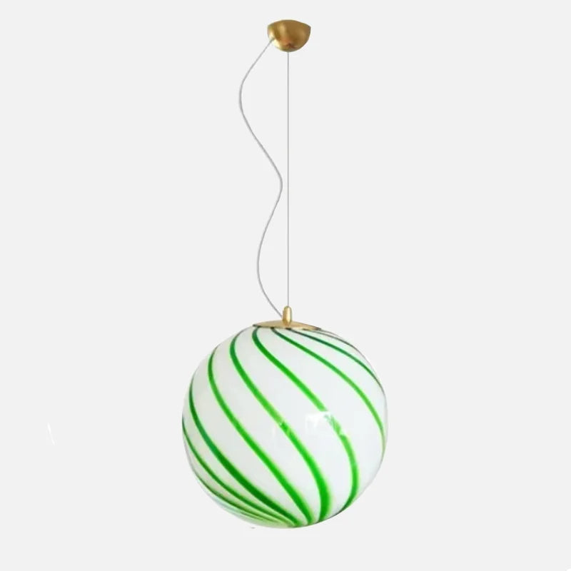 Carousel Glow Pendant Light Green