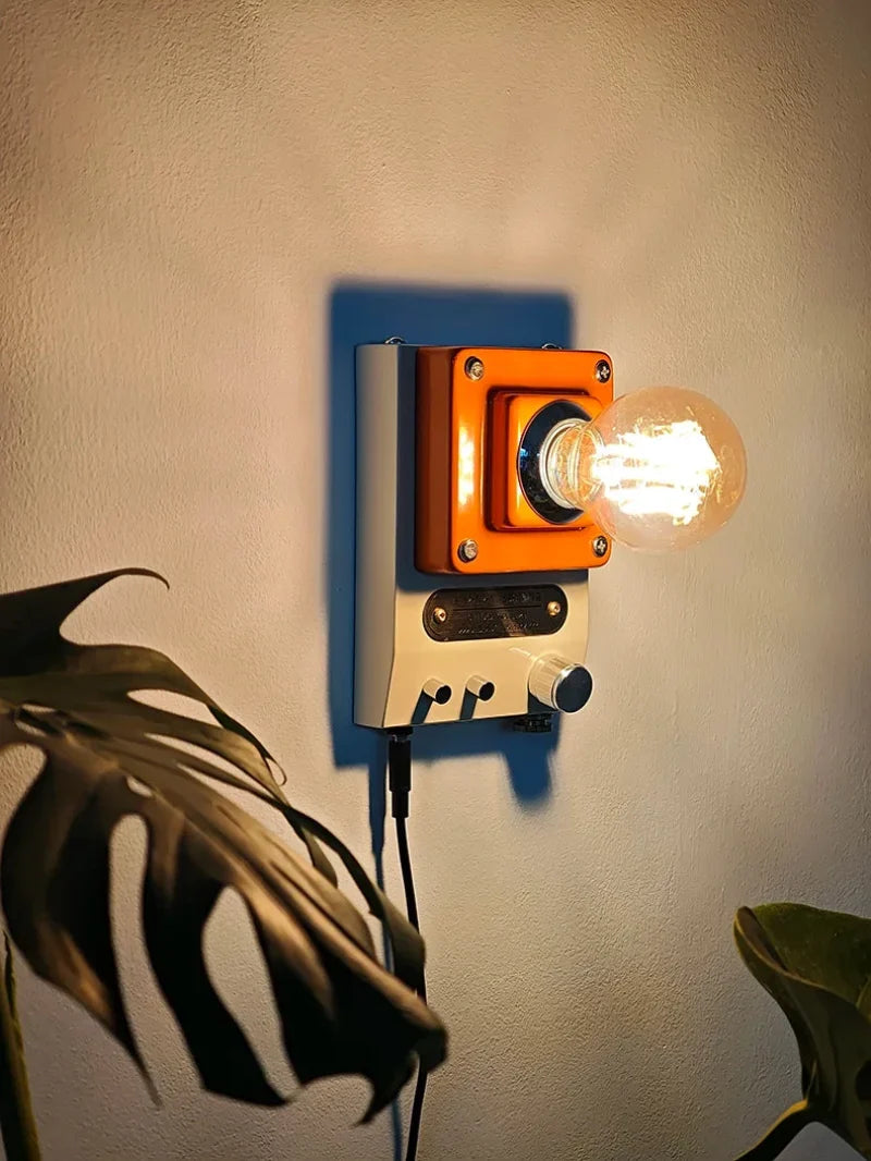 Retro Dial Wall Sconce