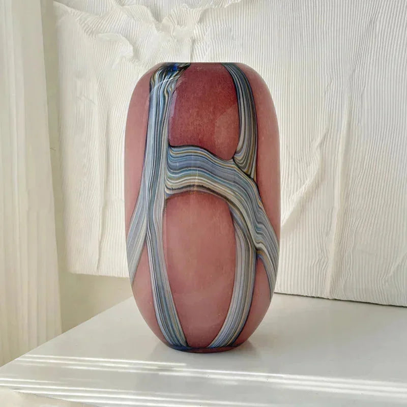 Chromatic Flow Vases Large Rosy pink