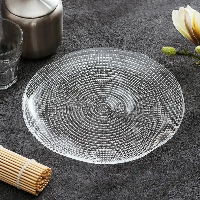 Lattice Glow Glass Plates