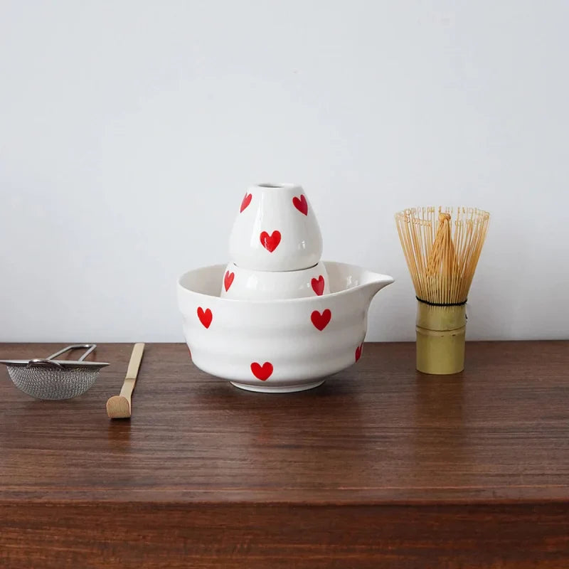 Sweetheart Matcha Ceramic Ritual Set