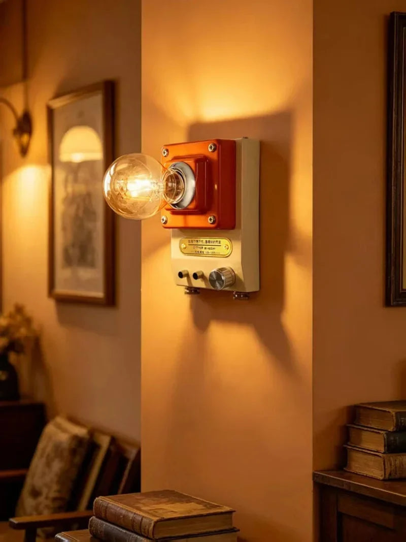 Retro Dial Wall Sconce